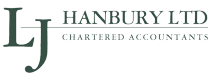 LJ HANBURY CHARTERED ACCOUNT logo